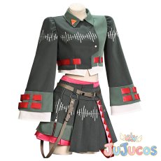 画像2: 重音テト　VOICEPEAK　コスプレ衣装　VOCALOID　コスチューム　JUJUcosplay (2)