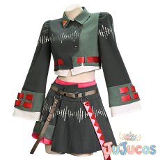 画像3: 重音テト　VOICEPEAK　コスプレ衣装　VOCALOID　コスチューム　JUJUcosplay (3)