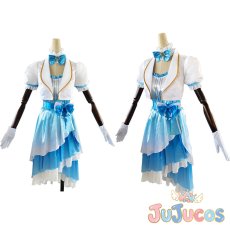 画像1: 渡辺曜　Aqours　9周年記念　コスプレ衣装　ラブライブ！サンシャイン!!　コスチューム　JUJUcosplay (1)