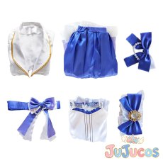 画像4: 津島善子　Aqours　9周年記念　コスプレ衣装　ラブライブ！サンシャイン!!　コスチューム　JUJUcosplay (4)
