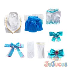 画像4: 小原鞠莉　Aqours　9周年記念　コスプレ衣装　ラブライブ！サンシャイン!!　コスチューム　JUJUcosplay (4)