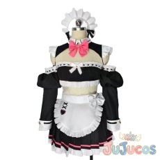 画像3: 黒舘ハルナ　メイド　コスプレ衣装　ブルーアーカイブ　コスチューム　JUJUcosplay (3)