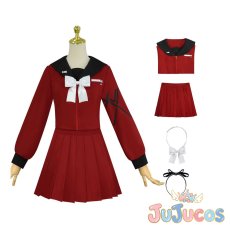 画像5: 九十九過子　コスプレ衣装　HUNDRED LINE -最終防衛学園-（ハンドレッドライン）　コスチューム　JUJUcosplay (5)