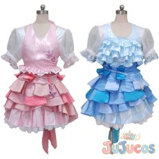 画像1: A・ZU・NA　Blue!　上原歩夢　桜坂しずく　優木せつ菜　コスプレ衣装　ラブライブ！虹ヶ咲学園スクールアイドル同好会　コスチューム　JUJUcosplay (1)