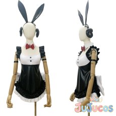 画像1: ヒンデンブルク　バニーガール　コスプレ衣装　アズールレーン　コスチューム　JUJUcosplay (1)