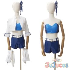 画像1: FGO　アルトリア・キャスター　レーシングVer.　コスプレ衣装　Fate/Grand Order　コスチューム　JUJUcosplay (1)