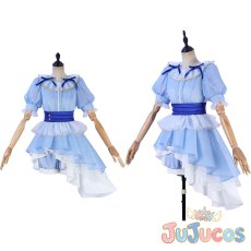画像1: Aqours　沼津市制100周年記念コラボ衣装　声優ver.　渡辺曜　小原鞠莉　津島善子　国木田花丸　桜内梨子　黒澤ダイヤ　黒澤ルビィ　高海千歌　松浦果南　コスプレ衣装　ラブライブ！サンシャイン!!　コスチューム　JUJUcosplay (1)
