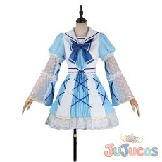 画像8: Aqours　沼津市制100周年記念コラボ衣装　声優ver.　渡辺曜　小原鞠莉　津島善子　国木田花丸　桜内梨子　黒澤ダイヤ　黒澤ルビィ　高海千歌　松浦果南　コスプレ衣装　ラブライブ！サンシャイン!!　コスチューム　JUJUcosplay (8)