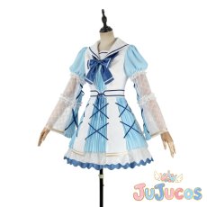 画像9: Aqours　沼津市制100周年記念コラボ衣装　声優ver.　渡辺曜　小原鞠莉　津島善子　国木田花丸　桜内梨子　黒澤ダイヤ　黒澤ルビィ　高海千歌　松浦果南　コスプレ衣装　ラブライブ！サンシャイン!!　コスチューム　JUJUcosplay (9)