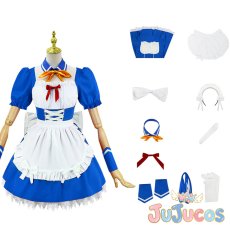 画像5: 式波・アスカ・ラングレー　綾波レイ　メイドVer.　コスプレ衣装　新世紀エヴァンゲリオン　コスチューム　JUJUcosplay (5)