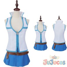 画像1: ルーシィ・ハートフィリア　コスプレ衣装　FAIRY TAIL　コスチューム　JUJUcosplay (1)