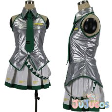 画像1: 初音ミク　コスプレ衣装　VOCALOID　コスチューム　JUJUcosplay (1)