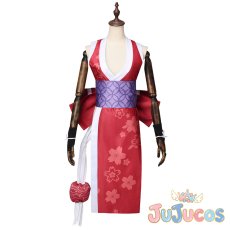 画像2: 不知火舞　コスプレ衣装　ストリートファイター6　コスチューム　JUJUcosplay (2)
