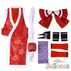 画像5: 不知火舞　コスプレ衣装　ストリートファイター6　コスチューム　JUJUcosplay (5)