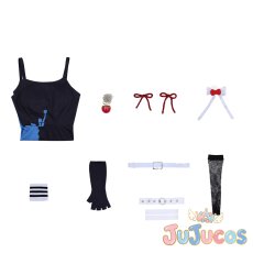 画像4: 安和すばる　サンリオキャラクターズ　コスプレ衣装　ガールズバンドクライ　コスチューム　JUJUcosplay (4)