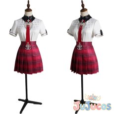 画像1: VTuber　宝鐘マリン　生誕祭2025　制服　コスプレ衣装　バーチャルYouTuber　コスチューム　JUJUcosplay (1)