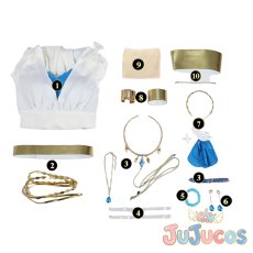 画像5: エミリア　プリステラの宴　コスプレ衣装　Re:ゼロから始める異世界生活　コスチューム　JUJUcosplay (5)
