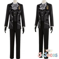 画像1: トレイ・クローバー(Trey Clover)　ナイトメアースーツ　コスプレ衣装　ツイステッドワンダーランド　コスチューム　JUJUcosplay (1)
