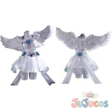 画像1: ストッキング　天使　コスプレ衣装　パンティ&ストッキングwithガーターベルト　コスチューム　JUJUcosplay (1)