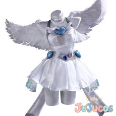 画像2: ストッキング　天使　コスプレ衣装　パンティ&ストッキングwithガーターベルト　コスチューム　JUJUcosplay (2)