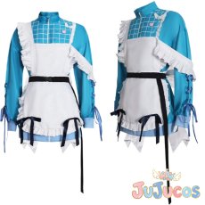画像1: 白鳩いのり　コスプレ衣装　神様ちゅ〜ず！　コスチューム　JUJUcosplay (1)
