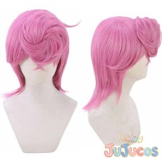 画像1: トリッシュ・ウナ　コスプレウィッグ　ジョジョの奇妙な冒険 黄金の風　コスプレ鬘　JUJUcosplay (1)