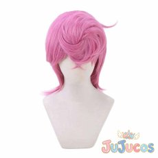画像2: トリッシュ・ウナ　コスプレウィッグ　ジョジョの奇妙な冒険 黄金の風　コスプレ鬘　JUJUcosplay (2)