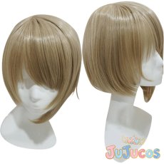画像1: 中須かすみ　コスプレウィッグ　ラブライブ!虹ヶ咲学園スクールアイドル同好会　コスプレ鬘　JUJUcosplay (1)