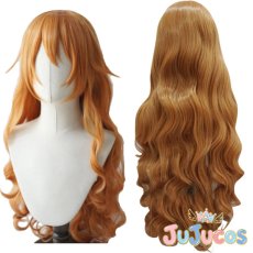 画像1: 近江彼方　コスプレウィッグ　ラブライブ!虹ヶ咲学園スクールアイドル同好会　コスプレ鬘　JUJUcosplay (1)