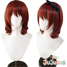 画像1: エマ・ヴェルデ　コスプレウィッグ　ラブライブ!虹ヶ咲学園スクールアイドル同好会　コスプレ鬘　JUJUcosplay (1)