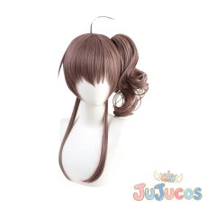 画像2: VTuber　夏色まつり　コスプレウィッグ　バーチャルYouTuber　コスプレ鬘　JUJUcosplay (2)