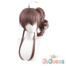 画像4: VTuber　夏色まつり　コスプレウィッグ　バーチャルYouTuber　コスプレ鬘　JUJUcosplay (4)