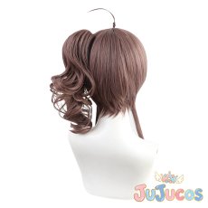 画像5: VTuber　夏色まつり　コスプレウィッグ　バーチャルYouTuber　コスプレ鬘　JUJUcosplay (5)