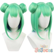 画像1: VTuber　潤羽るしあ　コスプレウィッグ　バーチャルYouTuber　コスプレ鬘　JUJUcosplay (1)