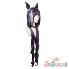 画像3: プリコネ　プリコネR　Princess Connect!　キャル　百地希留耶　コスプレウィッグ　プリンセスコネクト!Re:Dive　コスプレ鬘　JUJUcosplay (3)