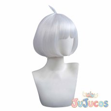 画像4: シルバー　Aバージョン　コスプレウィッグ　Sky 星を紡ぐ子どもたち　コスプレ鬘　JUJUcosplay (4)