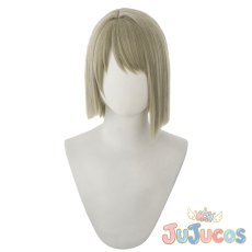 画像2: スクスタ　虹ヶ咲学園　中須かすみ　コスプレウィッグ　ラブライブ！虹ヶ咲学園スクールアイドル同好会　コスプレ鬘　JUJUcosplay (2)