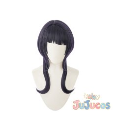 画像2: スクスタ　虹ヶ咲学園　朝香果林　コスプレウィッグ　ラブライブ！虹ヶ咲学園スクールアイドル同好会　コスプレ鬘　JUJUcosplay (2)