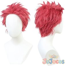 画像1: 猗窩座　コスプレウィッグ　鬼滅の刃　コスプレ鬘　JUJUcosplay (1)