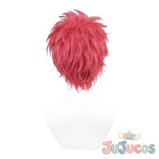 画像4: 猗窩座　コスプレウィッグ　鬼滅の刃　コスプレ鬘　JUJUcosplay (4)