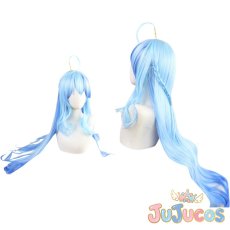 画像1: Vtuber　5期生　雪花ラミィ　コスプレウィッグ　バーチャルYouTuber　コスプレ鬘　JUJUcosplay (1)