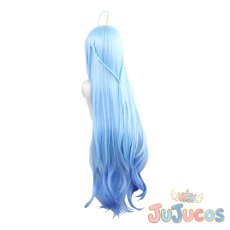 画像4: Vtuber　5期生　雪花ラミィ　コスプレウィッグ　バーチャルYouTuber　コスプレ鬘　JUJUcosplay (4)