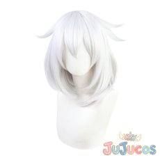 画像2: げんしん　パイモン　コスプレウィッグ　原神　コスプレ鬘　JUJUcosplay (2)