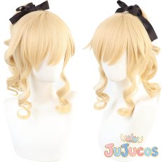 画像1: げんしん　ジン　コスプレウィッグ　原神　コスプレ鬘　JUJUcosplay (1)