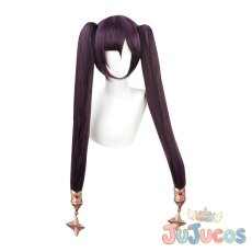 画像2: げんしん　モナ　コスプレウィッグ　原神　コスプレ鬘　JUJUcosplay (2)