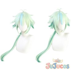 画像1: げんしん　砂糖　コスプレウィッグ　原神　コスプレ鬘　JUJUcosplay (1)