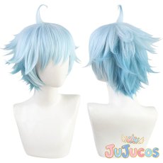 画像1: げんしん　重雲　チョウウン　コスプレウィッグ　原神　コスプレ鬘　JUJUcosplay (1)