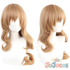 画像1: げんしん　リサ　コスプレウィッグ　原神　コスプレ鬘　JUJUcosplay (1)