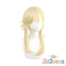 画像2: げんしん　男主人公　空　コスプレウィッグ　原神　コスプレ鬘　JUJUcosplay (2)