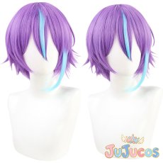 画像1: 神代類　コスプレウィッグ　プロジェクトセカイ カラフルステージ！ feat. 初音ミク　コスプレ鬘　JUJUcosplay (1)